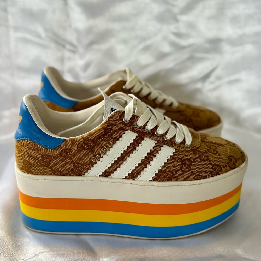 Gucci Women's Brown Platform Sneakers